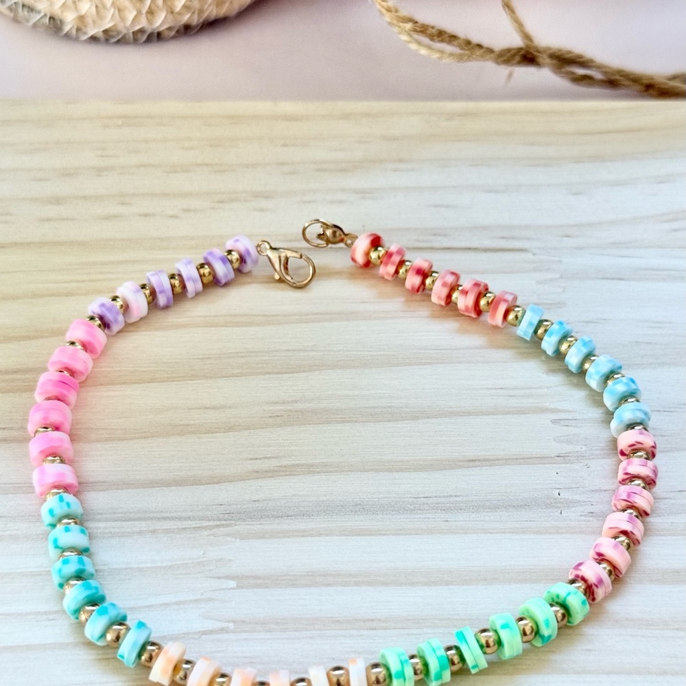 Vibrant Multicolor Beaded Kids Necklace